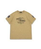 COOLAドライブプリントベーシックTシャツ (BEIGE)　CQ-49002