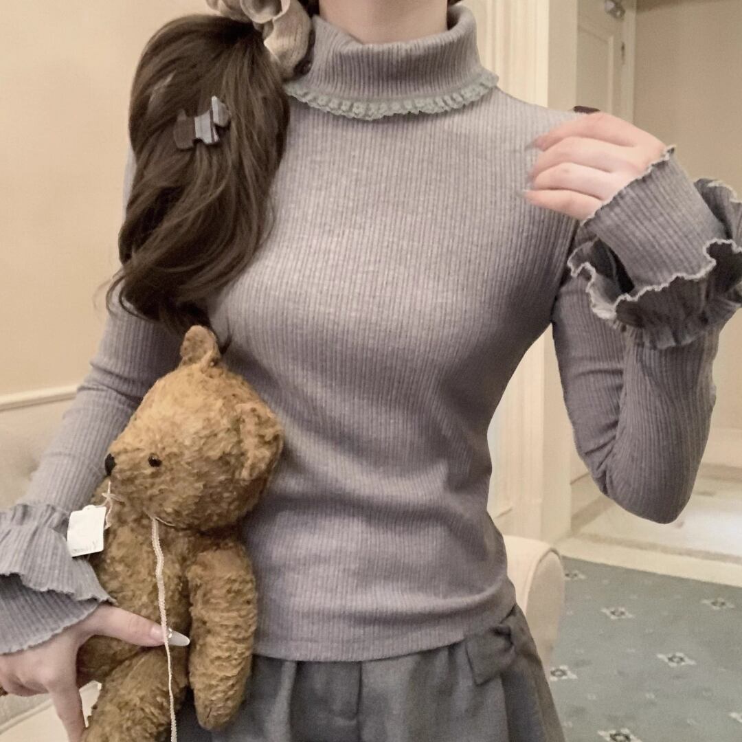 High-neck layer top(ME094)