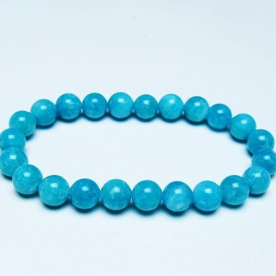 アマゾナイト ブレスレット 8mm 一点物 メール便可 [M便 1/10] 111-47808