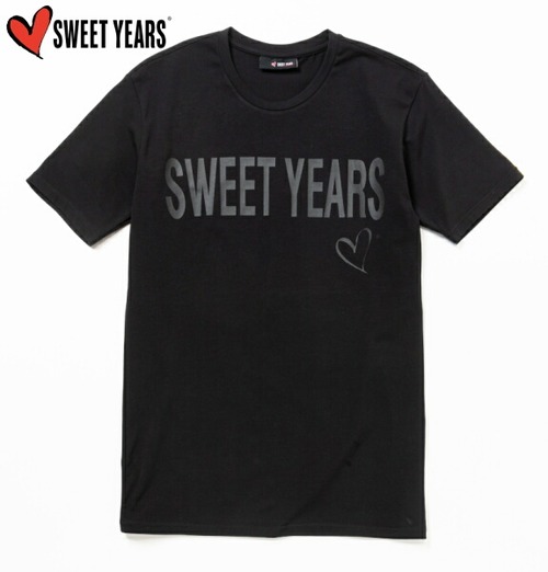 SWEET YEARS スウィートイヤーズ Tシャツ 半袖 クルーネック Tシャツ メンズ 14606SY NERO ブラック