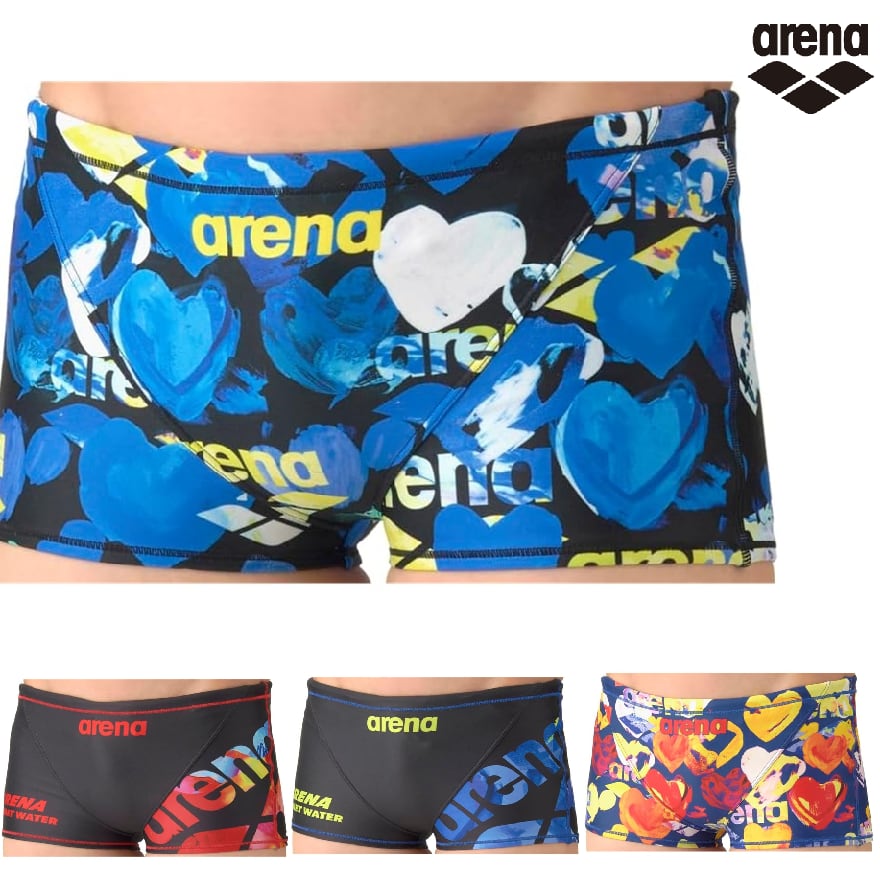 arena アリーナ AS6SWM44M メンズ タフスーツ ハート 練習用水着