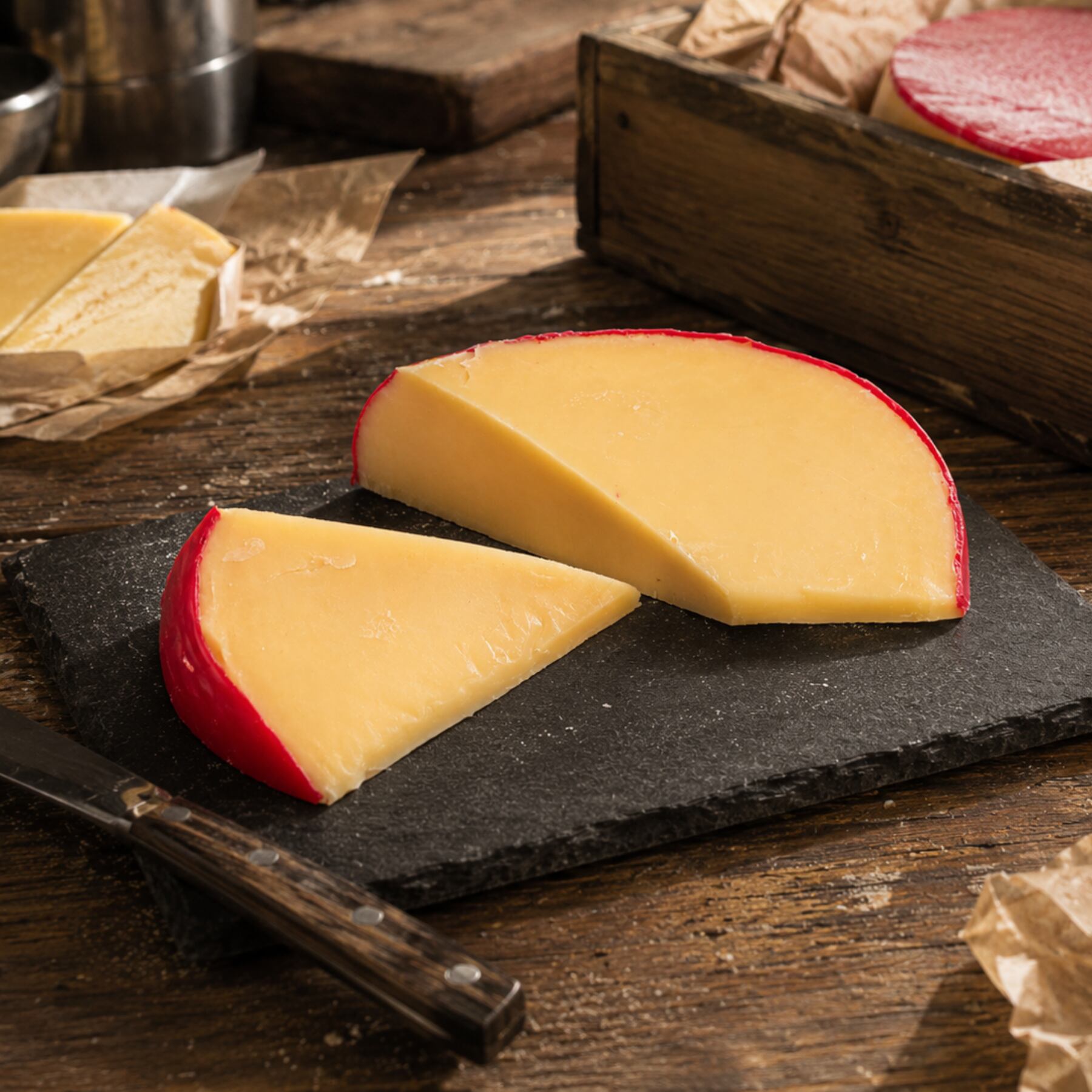 エダムチーズ グラスフェッド 100g|オランダ産 セミハード|ワインに合う まろやか熟成|切りたてカット Edam Cheese 13Weeks Aged【Nature Kiosk】