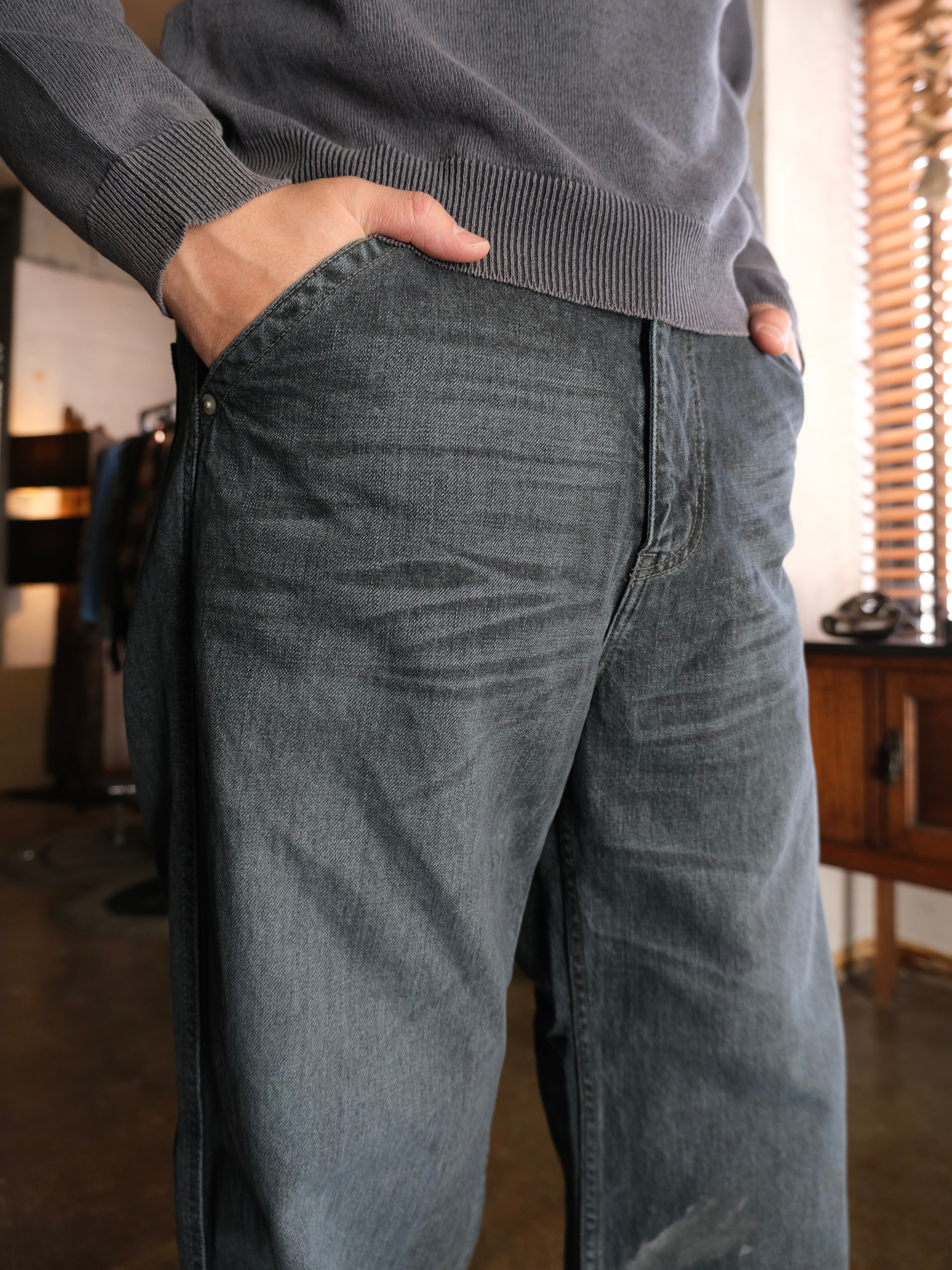 ENCOMING】 PAINTER DENIM TROUSER | THE OUR