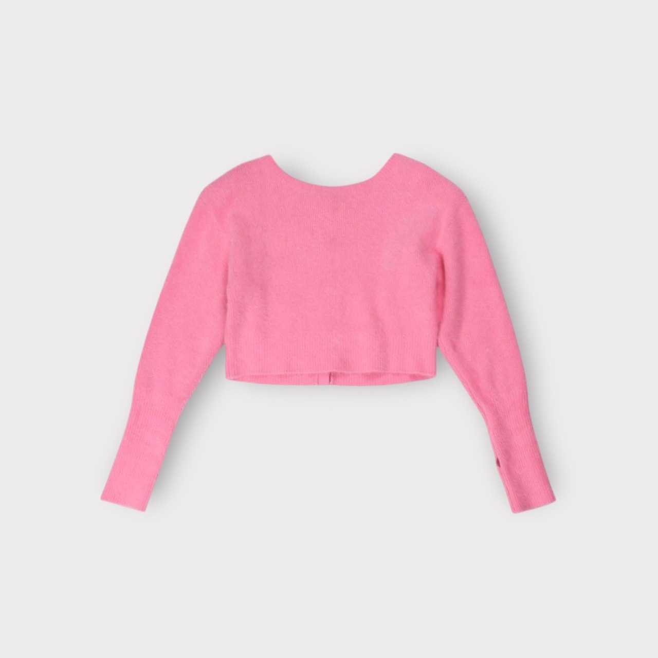 THINGS THAT MATTER【2WAY CROPPED FOX KNIT CARDIGAN】