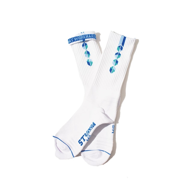 HEX PP SOCKS :ブルー