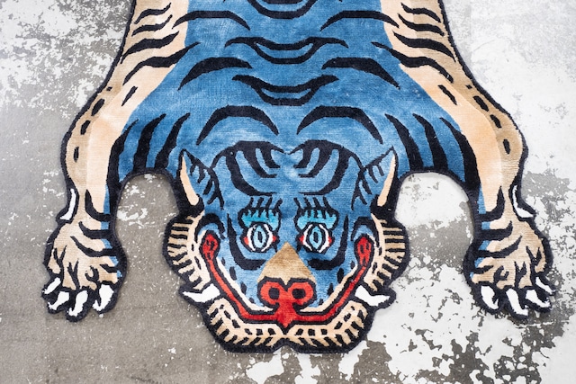 Tibetan Tiger Rug 《Mサイズ•シルク081》チベタンタイガーラグ