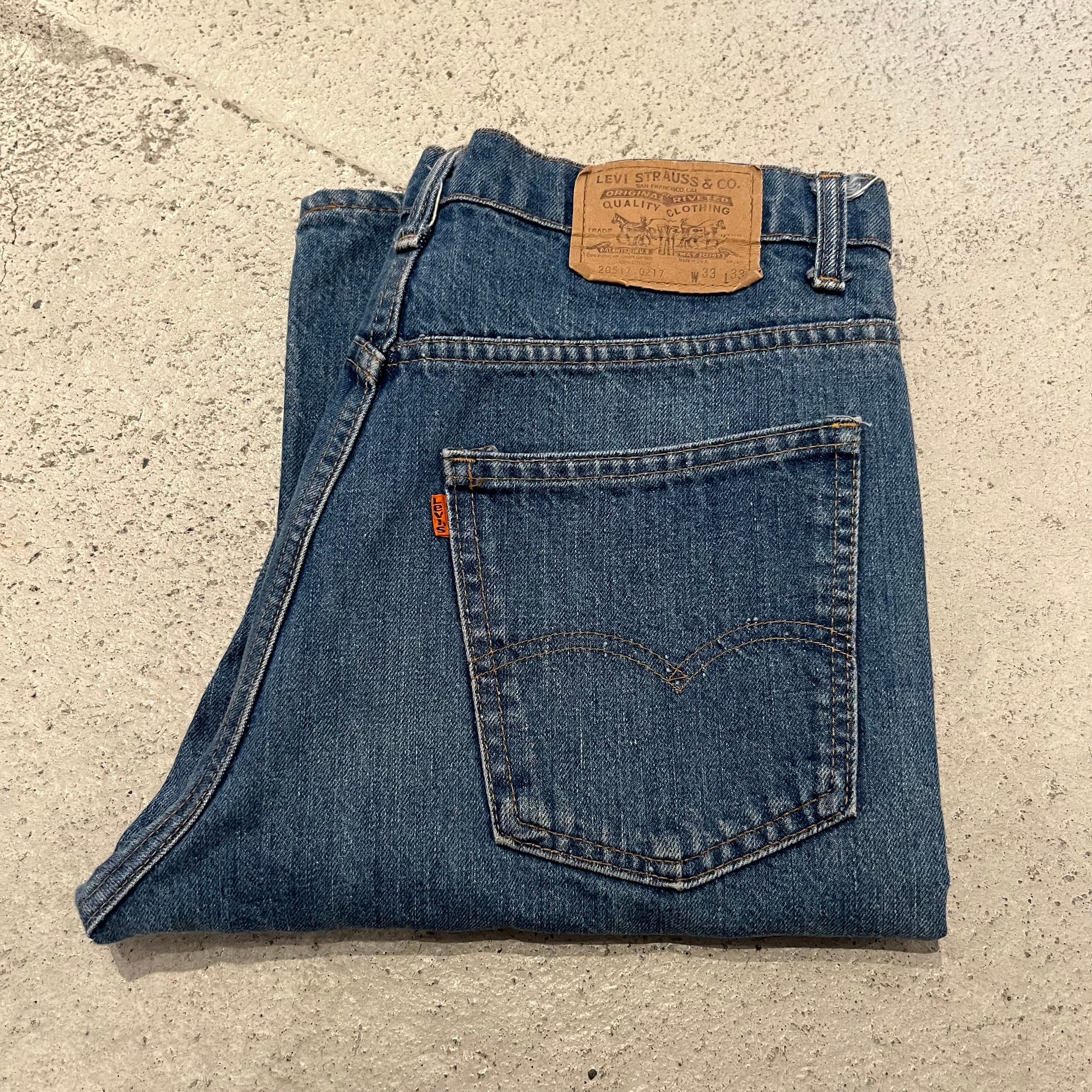 97 Levi's 505 Hand Paint 32×30 USA MADE リーバイス | palette_kamakura
