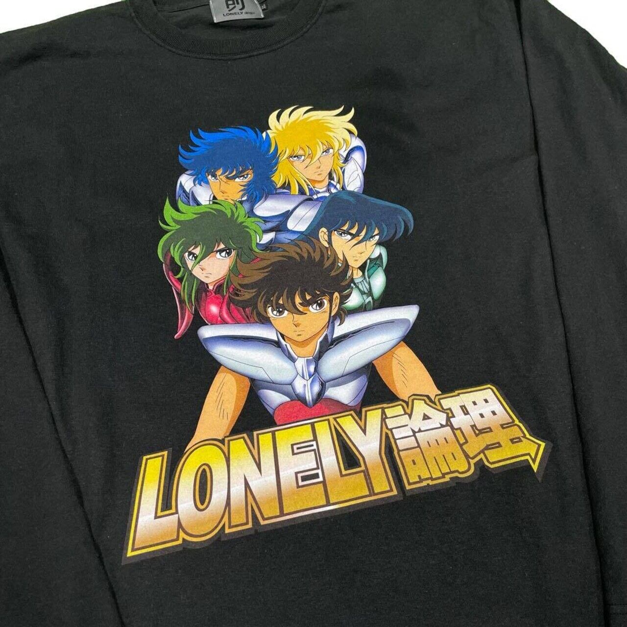 【LONELY論理】SS010 聖闘士星矢公式collaboration "GOLD SAINTS" LONG SLEEV カットソー ロンT ストリート