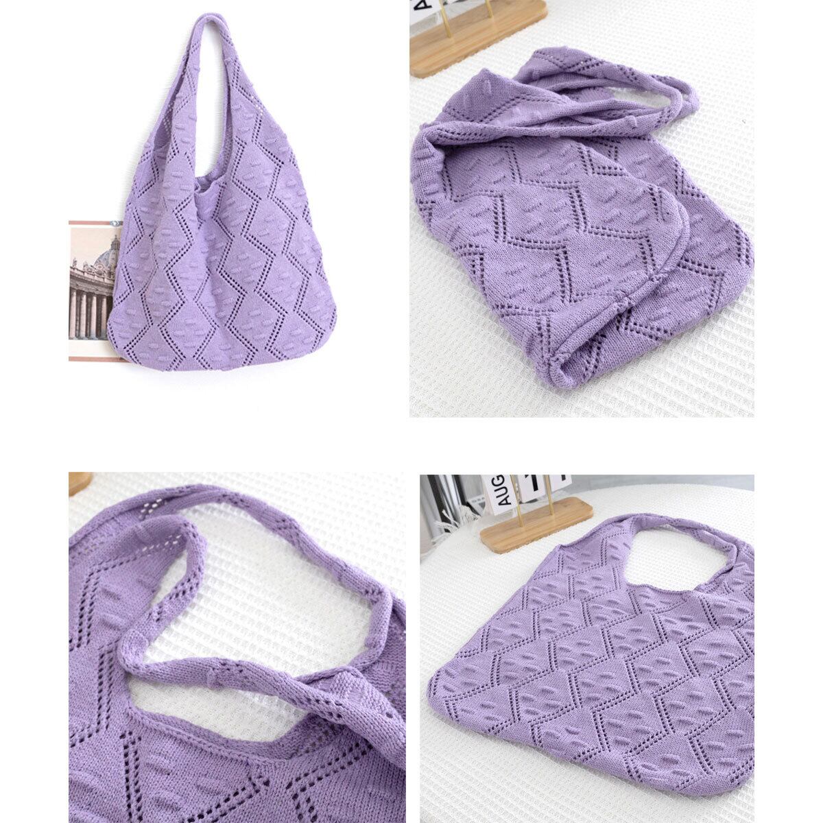 トートバッグ ニット 折りたたみ レディース 韓国 バッグ A4 大容量 通勤 通学 大人 カジュアル おしゃれ エコバッグ 編みバッグ サブバッグ 大きめ 軽量 大人可愛い 大人女子