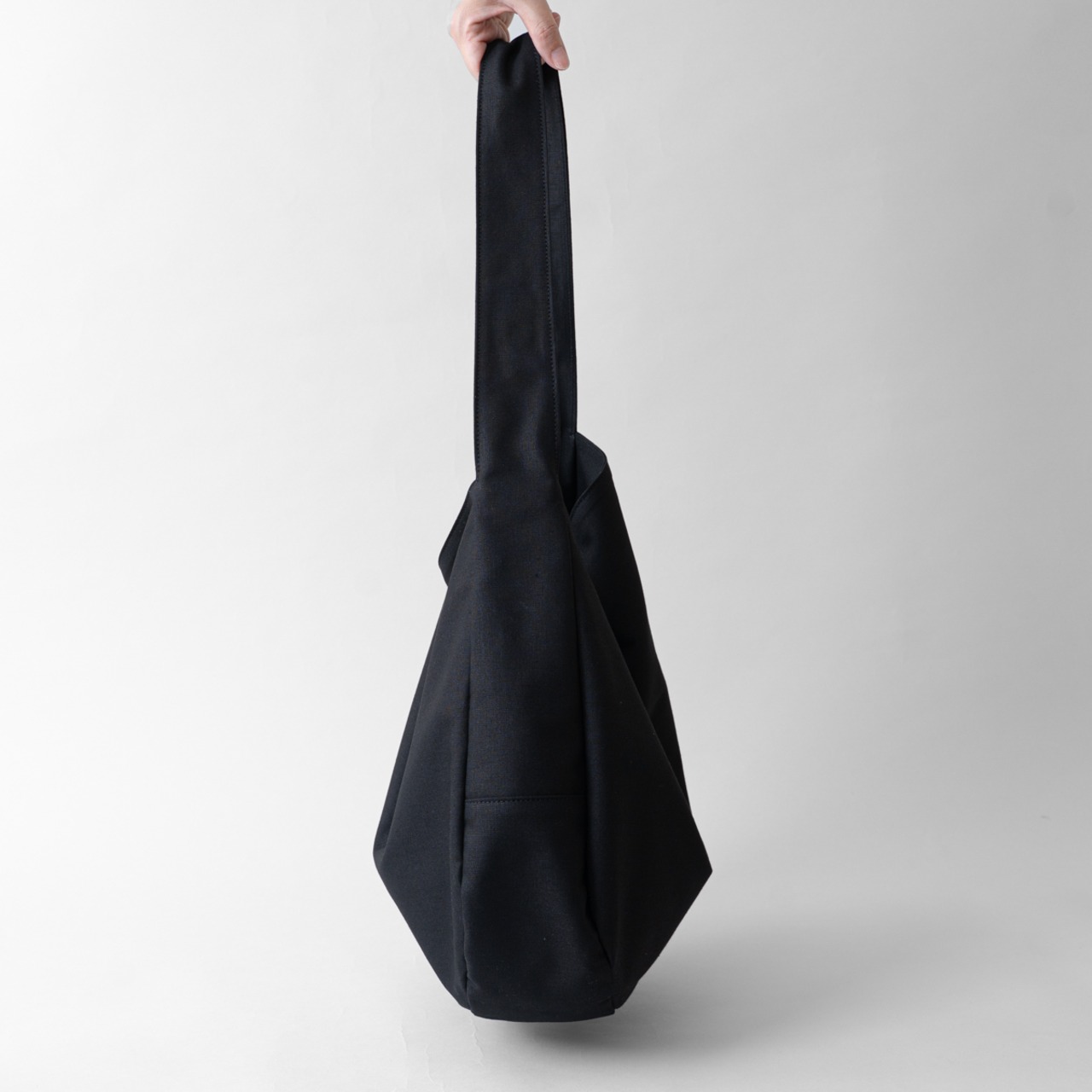 Cotton Hobo bag ブラック