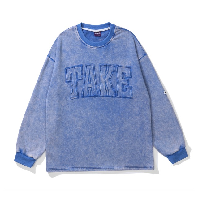 washed logo sweatshirt　ウォッシュロゴスウェットシャツ　J1606