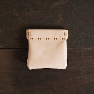 バネ口小銭入 小 鹿ヌメ革