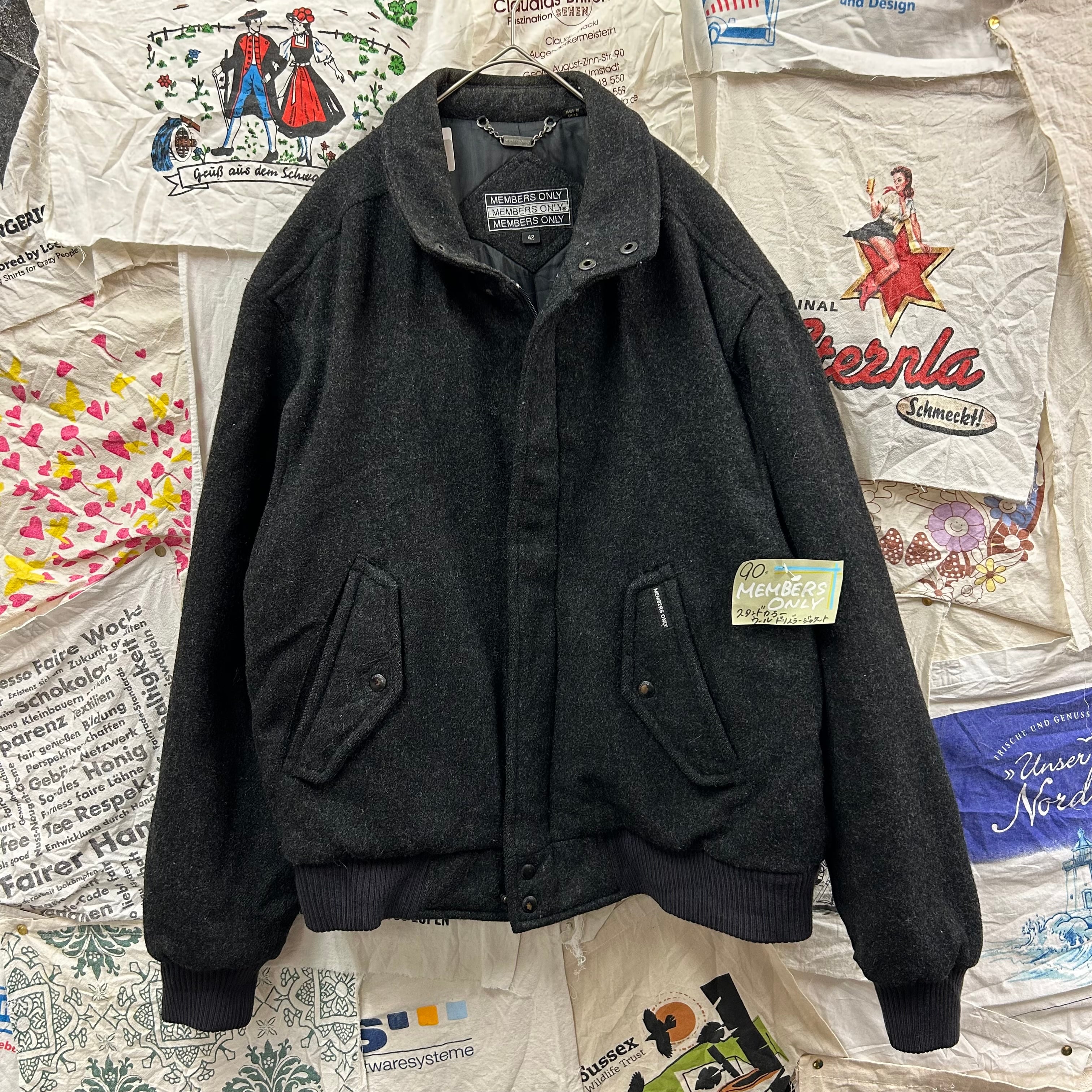 90s Puritan ウール　ハリントンジャケット　vintage 古着 f445594d225c0f303f43e2a0d9c0a2