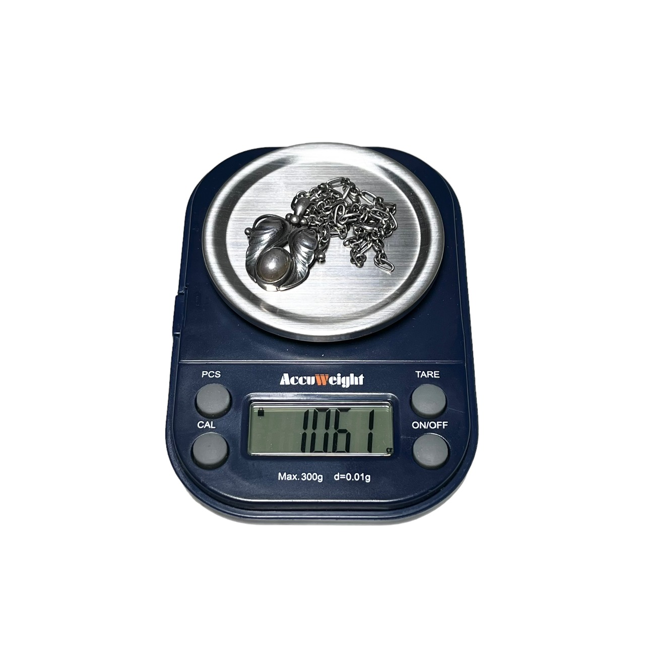 1994's GEORG JENSEN silver year pendant necklace