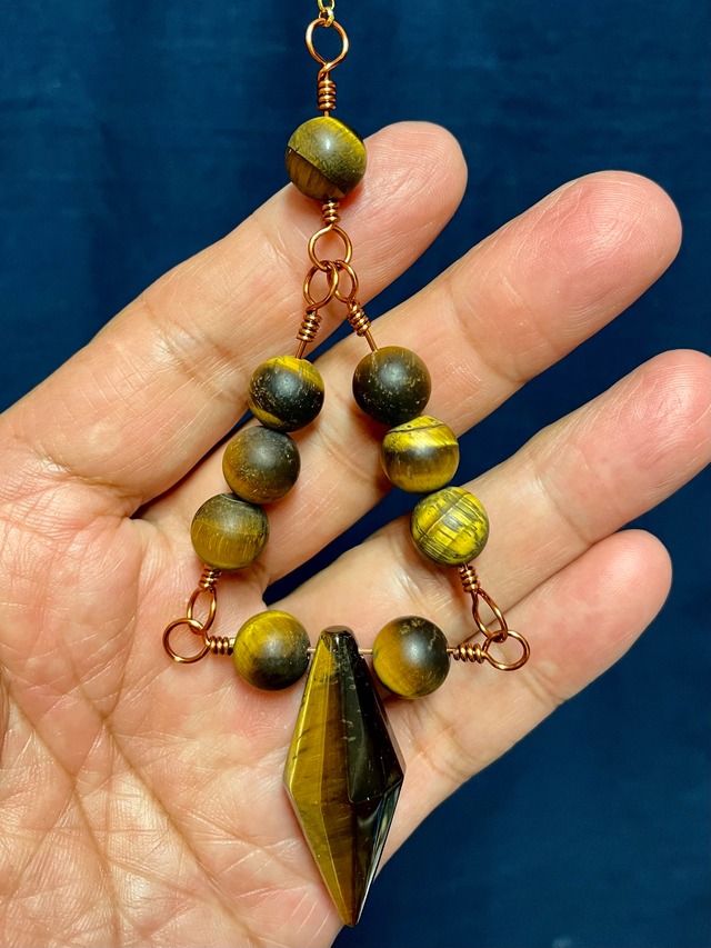 12) セドナ・ボルテックス「トライアングル・アートペンデュラム」ハンドメイド