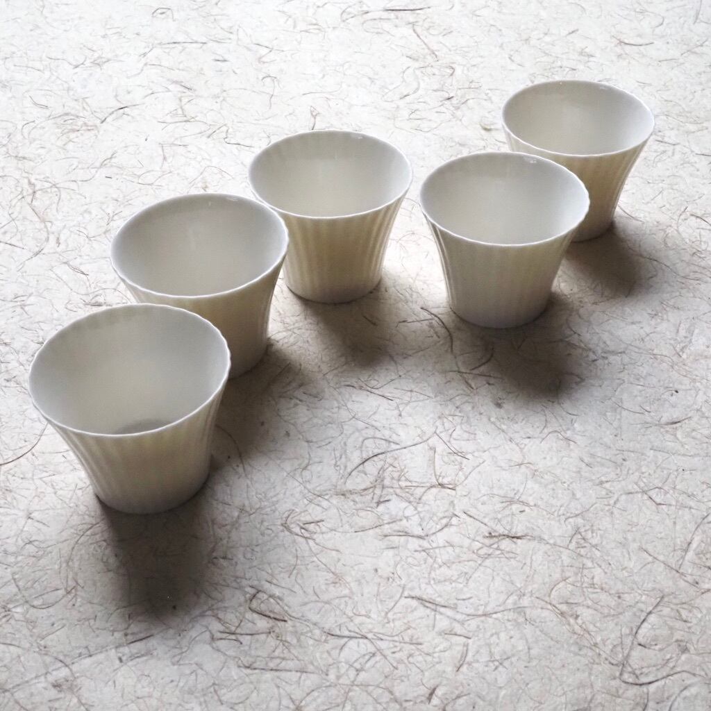 色原 昌希/白磁 リンカ茶杯