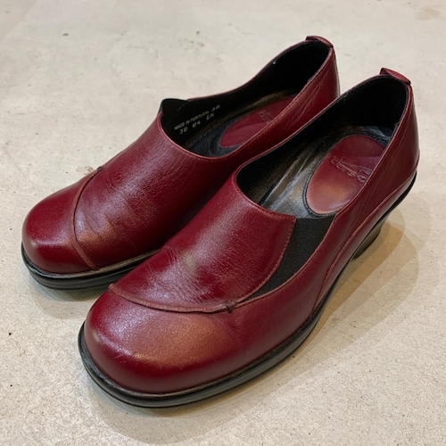 dansko クロッグシューズ　サイドゴア　ポルトガル製　ボルドー　サイズ36