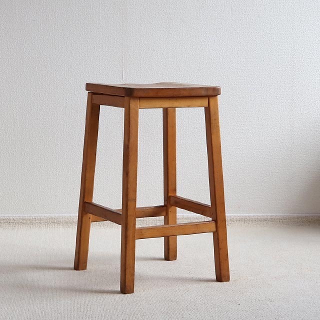 イギリス アンティーク キッチンチェア/木製椅子/一枚板座面『送料無料』CA-032
