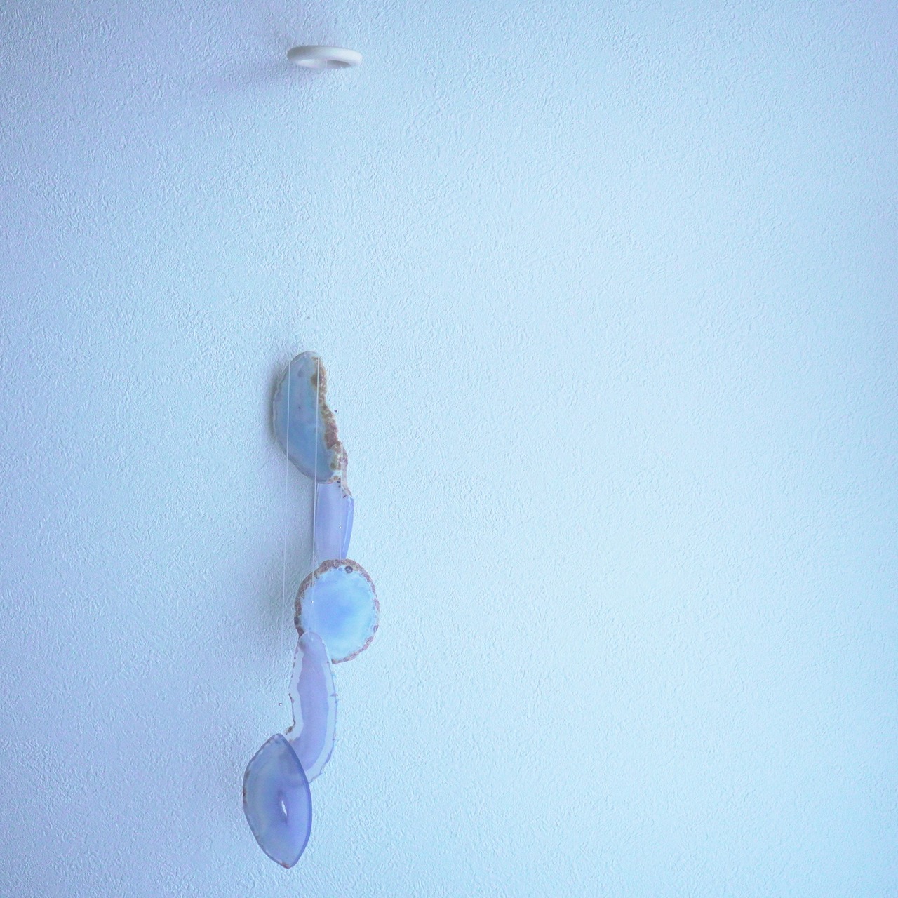 Water Blue - アゲートヒーリングチャイム / Agate Sun Catcher Wind Chime 303