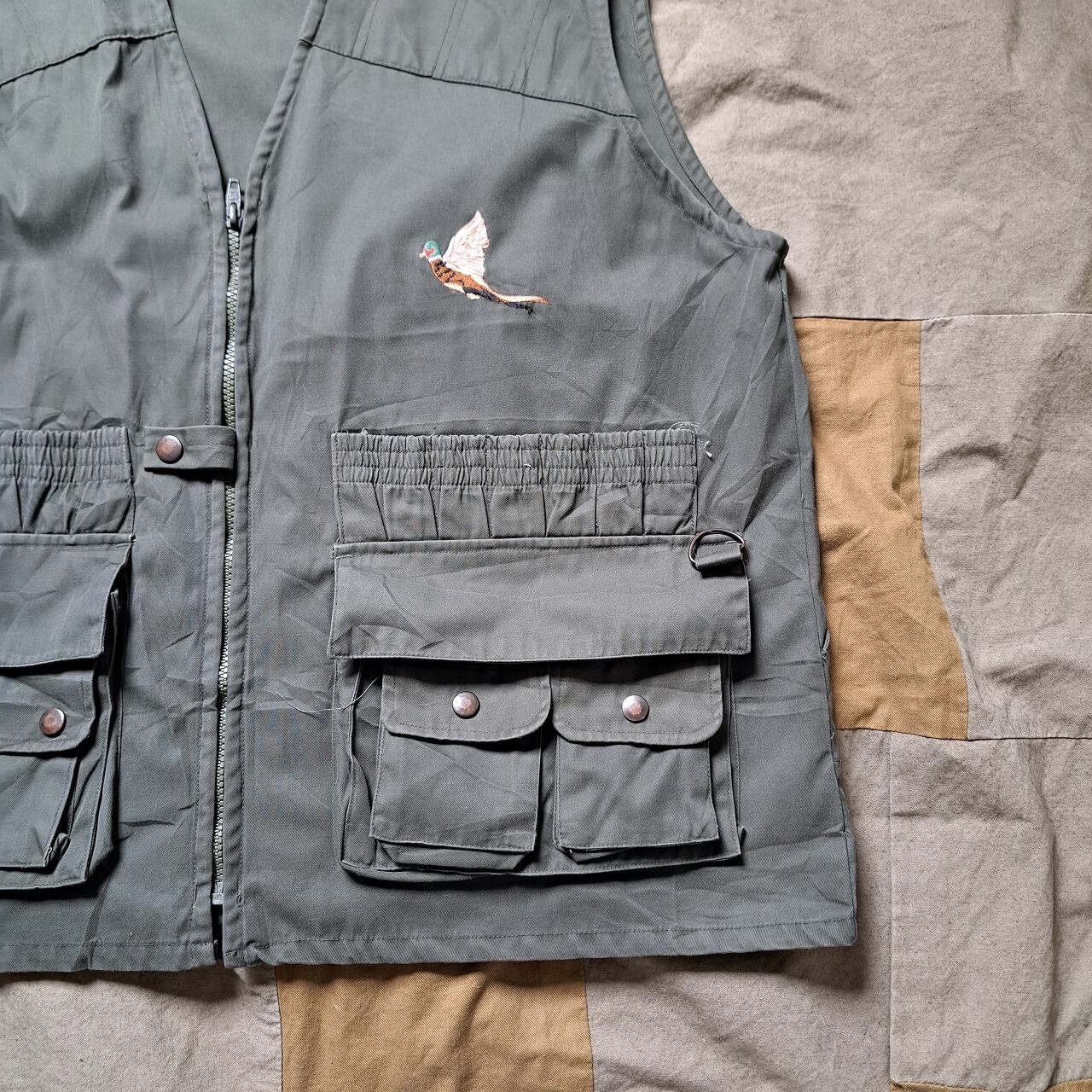 刺繍入り ハンティングベスト used [505002] | VACFF