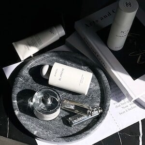 herlipto 大理石トレイ ずっと欲しかった HLT ROSE MARBLE MIRROR TRAY ピンクの大理石トレー