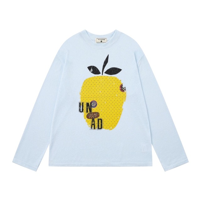 フルーツモチーフリラックスロングスリーブTシャツ 2col R02587