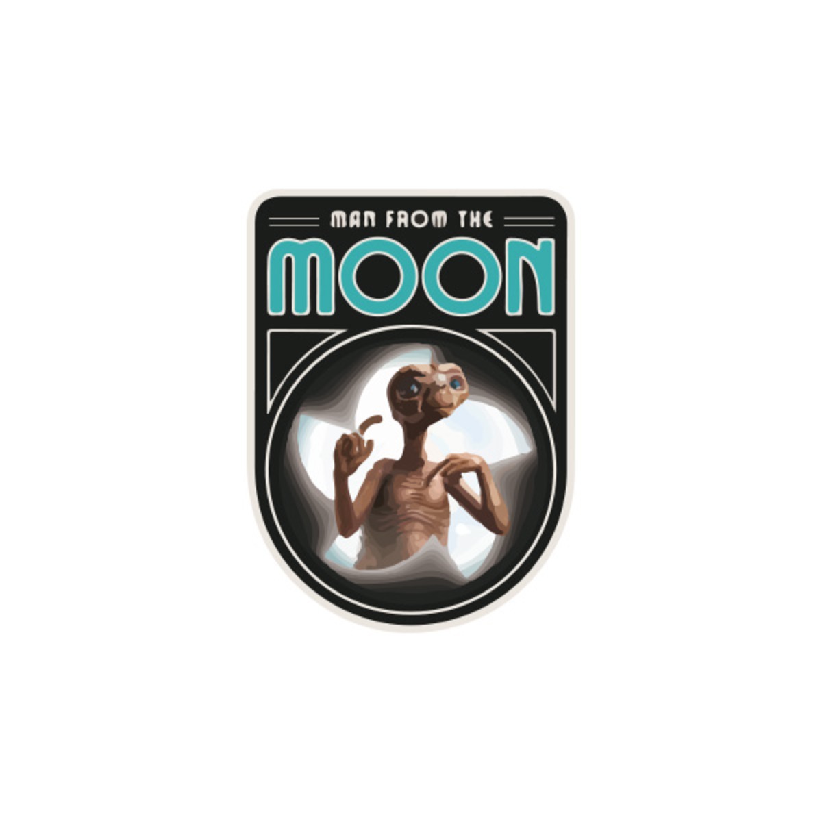 キャラクターステッカー E.T. MOON | キャラクターステッカー 