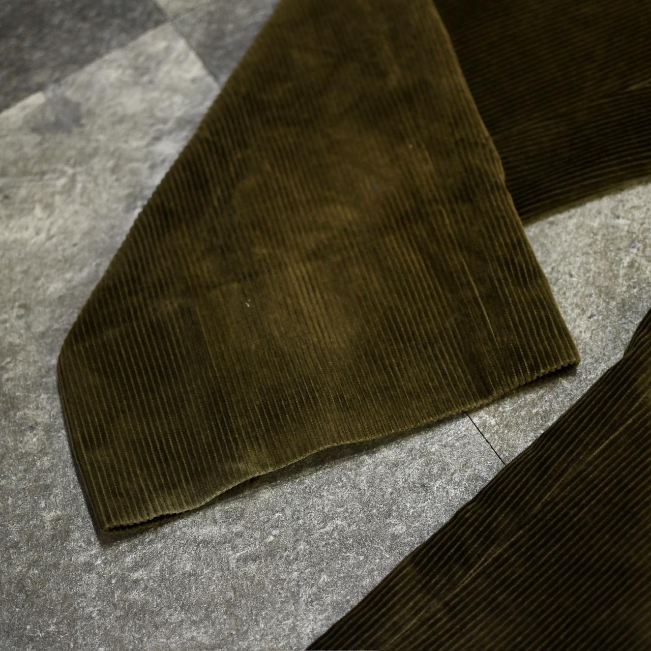 DUCA VISCONTI DI MODRONE khaki corduroy pants
