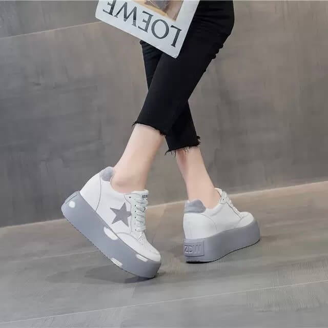 Stellaキャンバス厚底スニーカー9cm全2色 | 厚底シューズ・レディース
