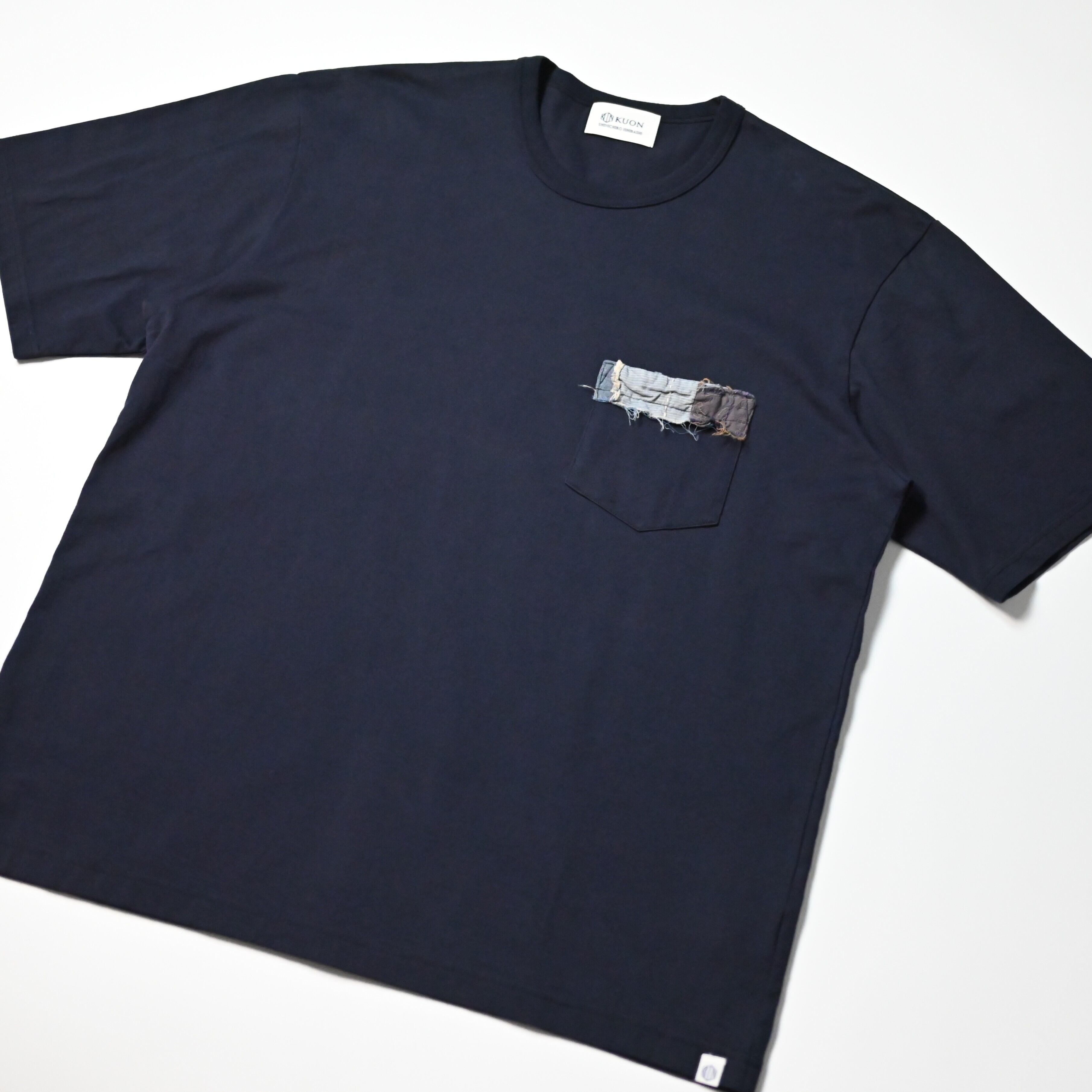 KUON / Boro Trimmed Pocket Tee | GANKO