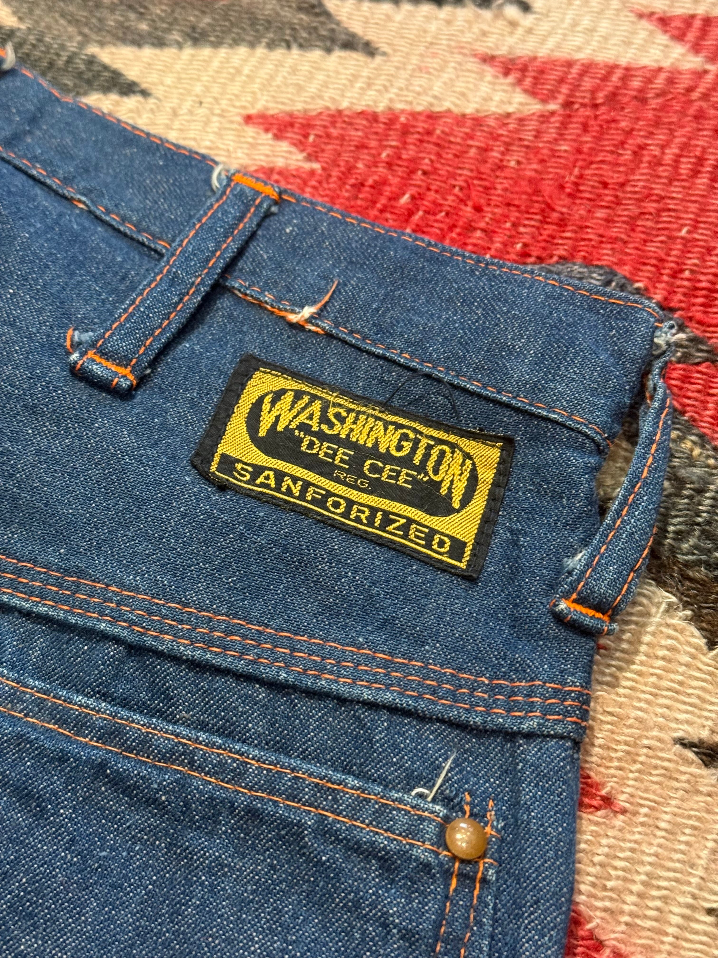 1960's WASHINGTON DEE CEE DENIM PAINTER PANTS SIZE : W30.5 L26