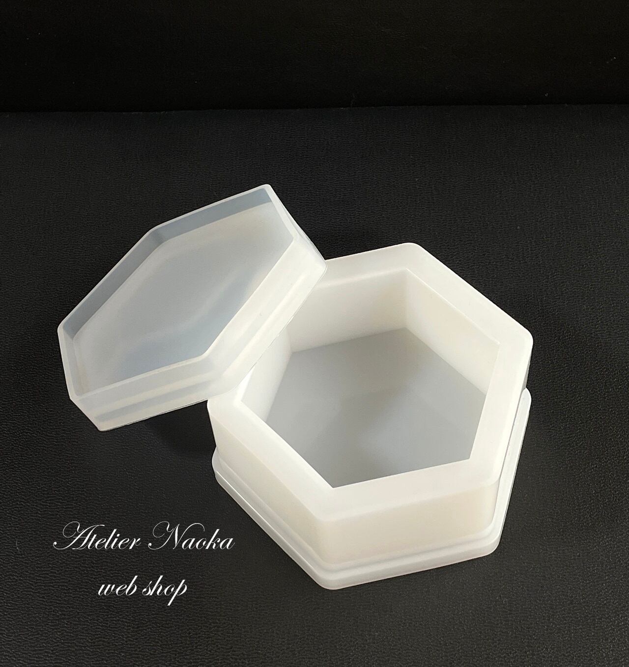 モールベア　6cm＆4cm 親子　BOXつき　ジョイント式 スクエア、ラウンド、ヘキサゴンボックス シリコンモールド | シリコン