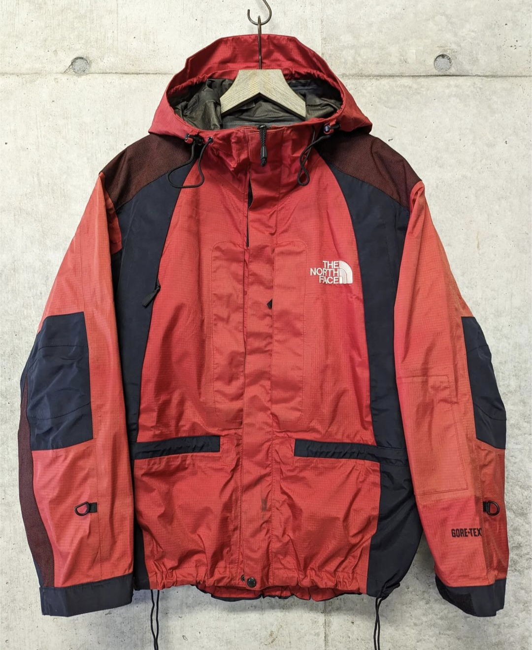 THE NORTH FACE GORE-TEX ジャケット Sサイズ 赤 美品 THE NORTH FACE 1990 MOUNTAIN JACKET GORE-TEX RED｜SAFARI サファリ