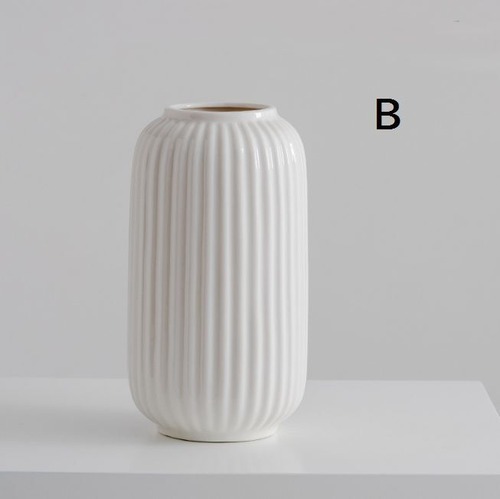 花瓶 フラワーベース セラミック 一輪挿し おしゃれ 置物 かわいい シンプル 花器 インテリア ホームデコ オシャレ 置き物 オーナメント クリエイティブ 陶器 ドライフラワー 造花 花入れ 円柱形 かびん ３種類