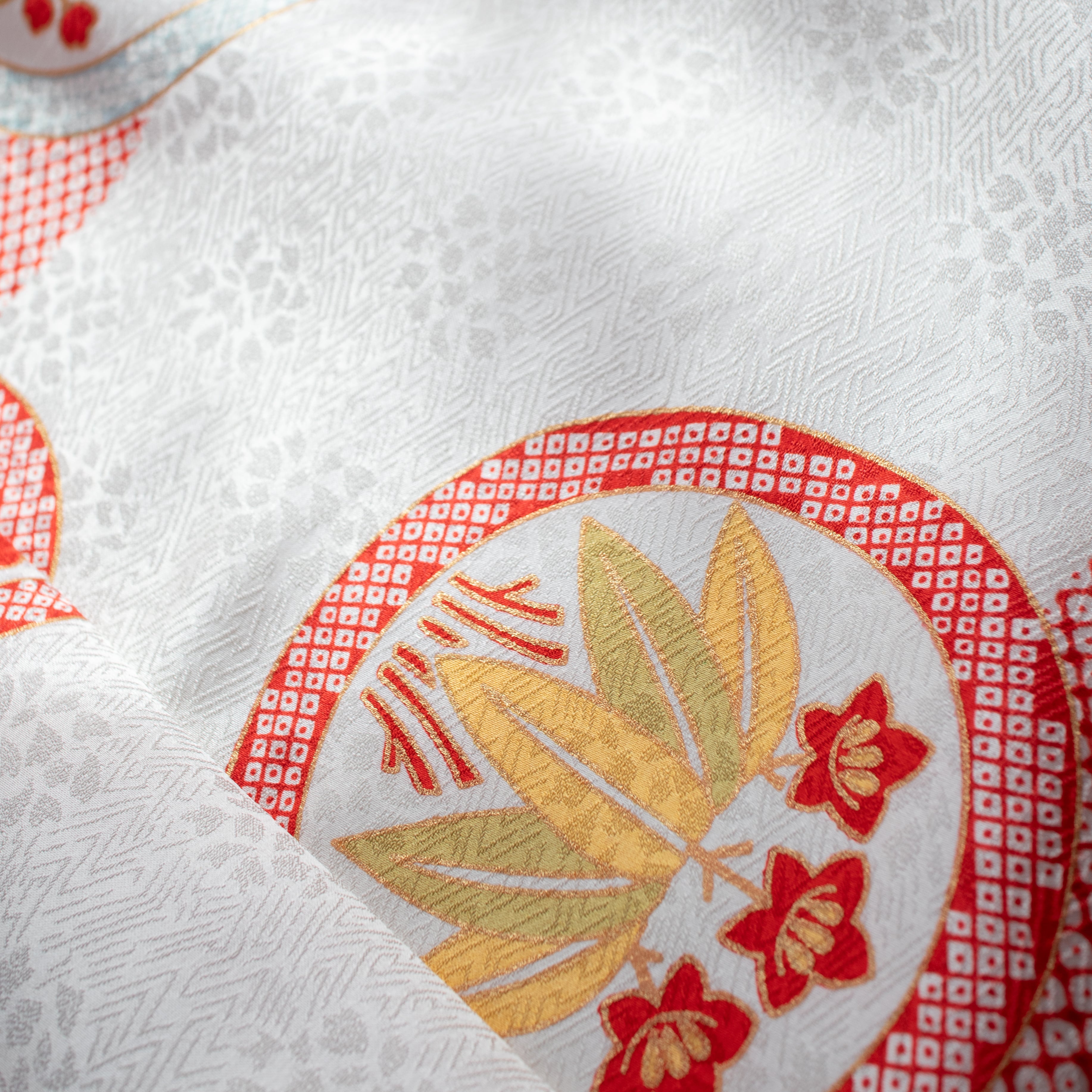 女の子帯style『鹿の子絞りと花紋』/S7002(対応身長目安 約118㎝〜130㎝)