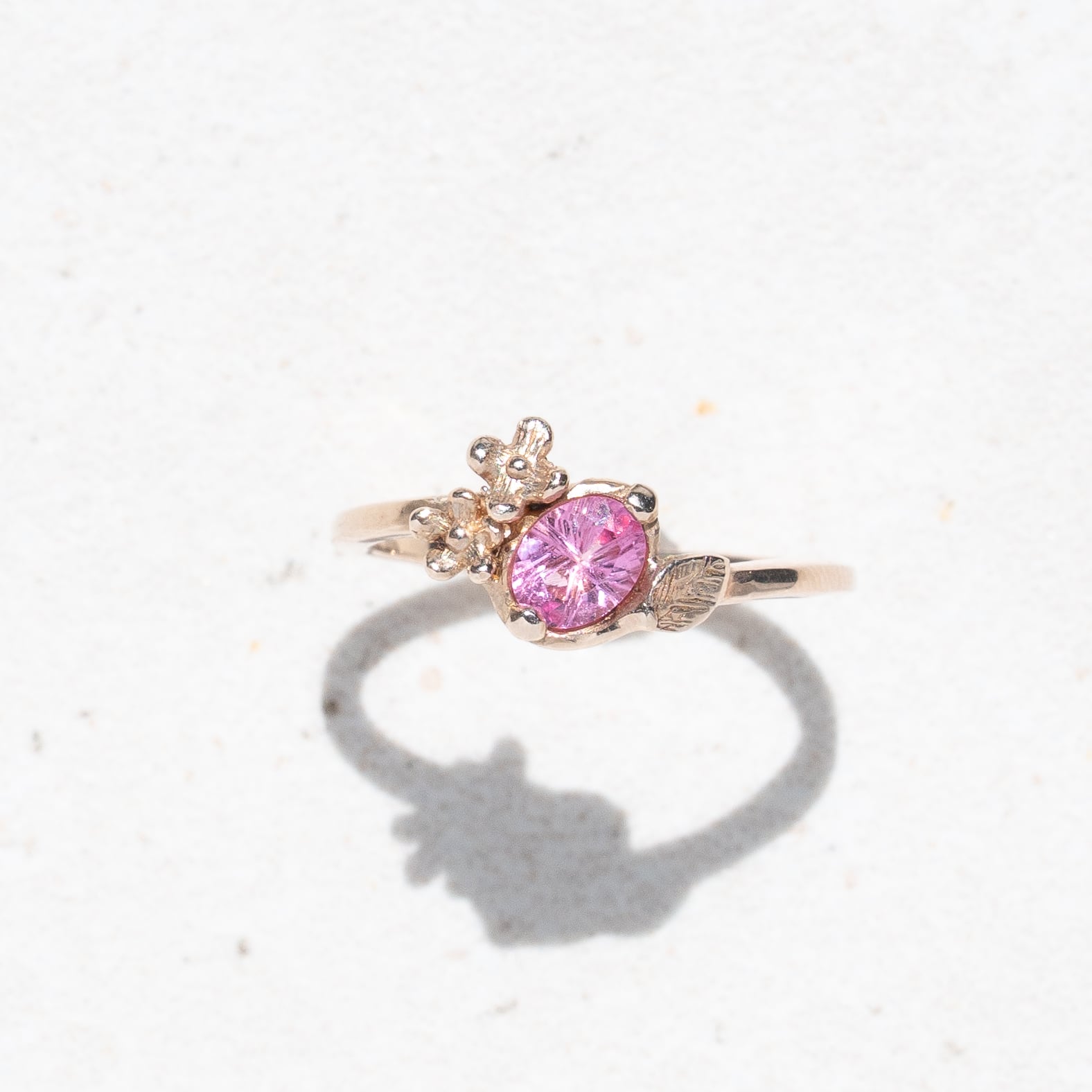 ピンクトルマリン(K10リング)