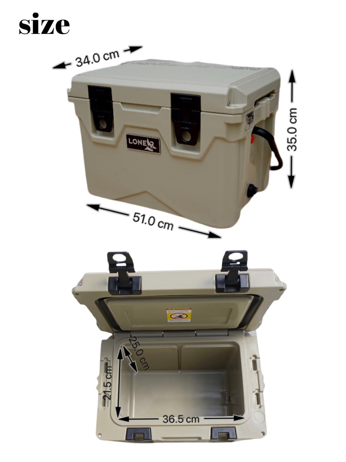 LONER】ICE Region cooler(アイスレギオンクーラー)20QT Gray(グレー 