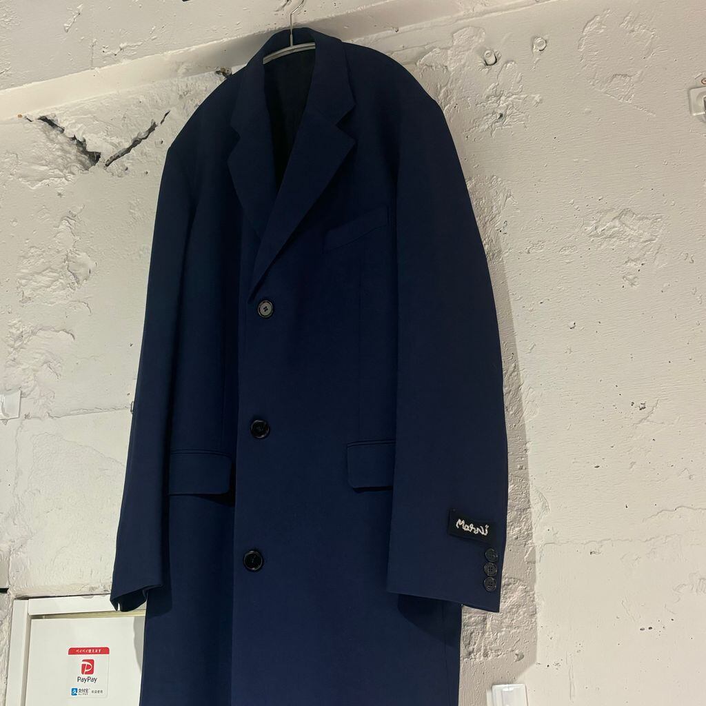 MARNI マルニ 22AW チェスターコート トロピカルウール size48【表参道
