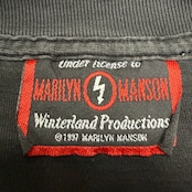 【MARILYN MANSON】マリリンマンソン "BELIEVE" 90's Vintage Tシャツ