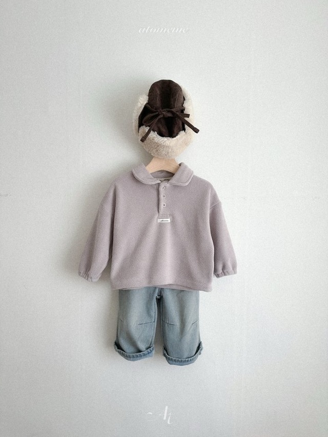 atomeme25wn_Snow Collar T-Shirt