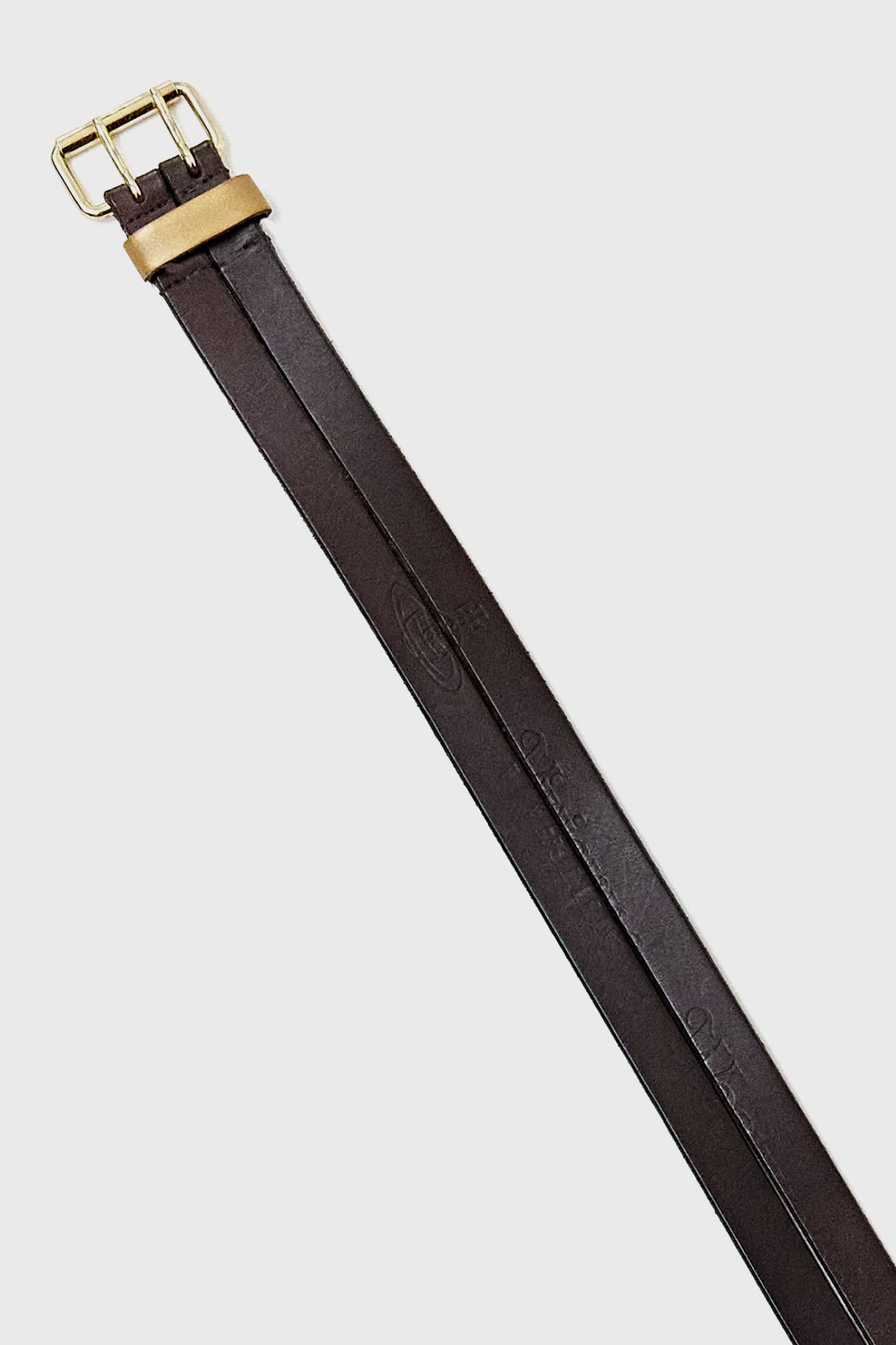 Vivienne Westwood BROWN DOUBLE WRAP LEATHER BELT | Reben｜デザイン