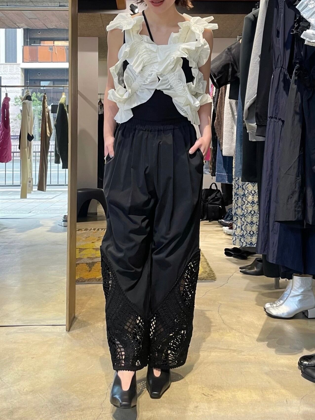 24SS】FUMIE TANAKA フミエタナカ / code ez pants | TRENTオンライン 