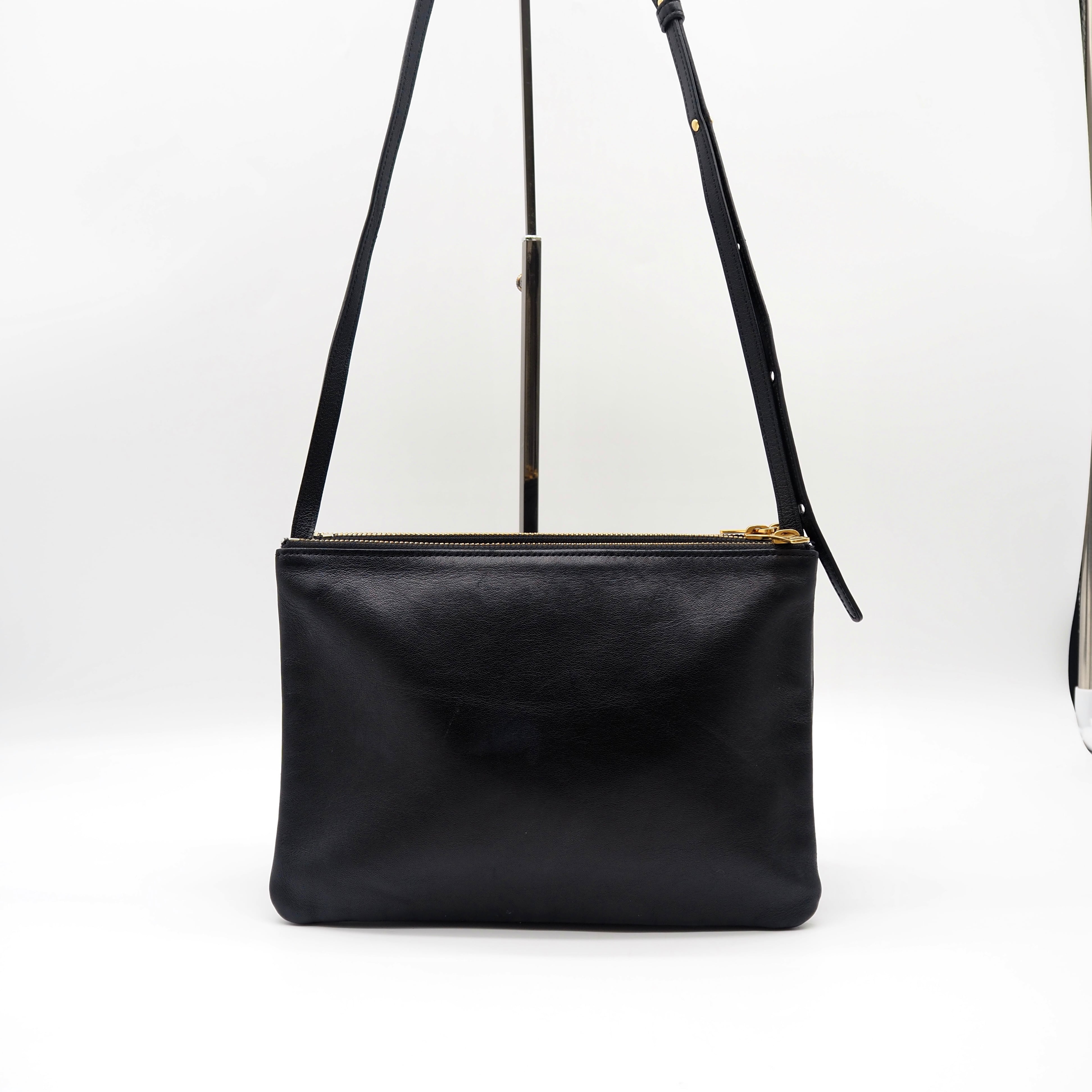 CELINE セリーヌ トリオ ラージ TRIO LARGE ショルダーバッグ レザー