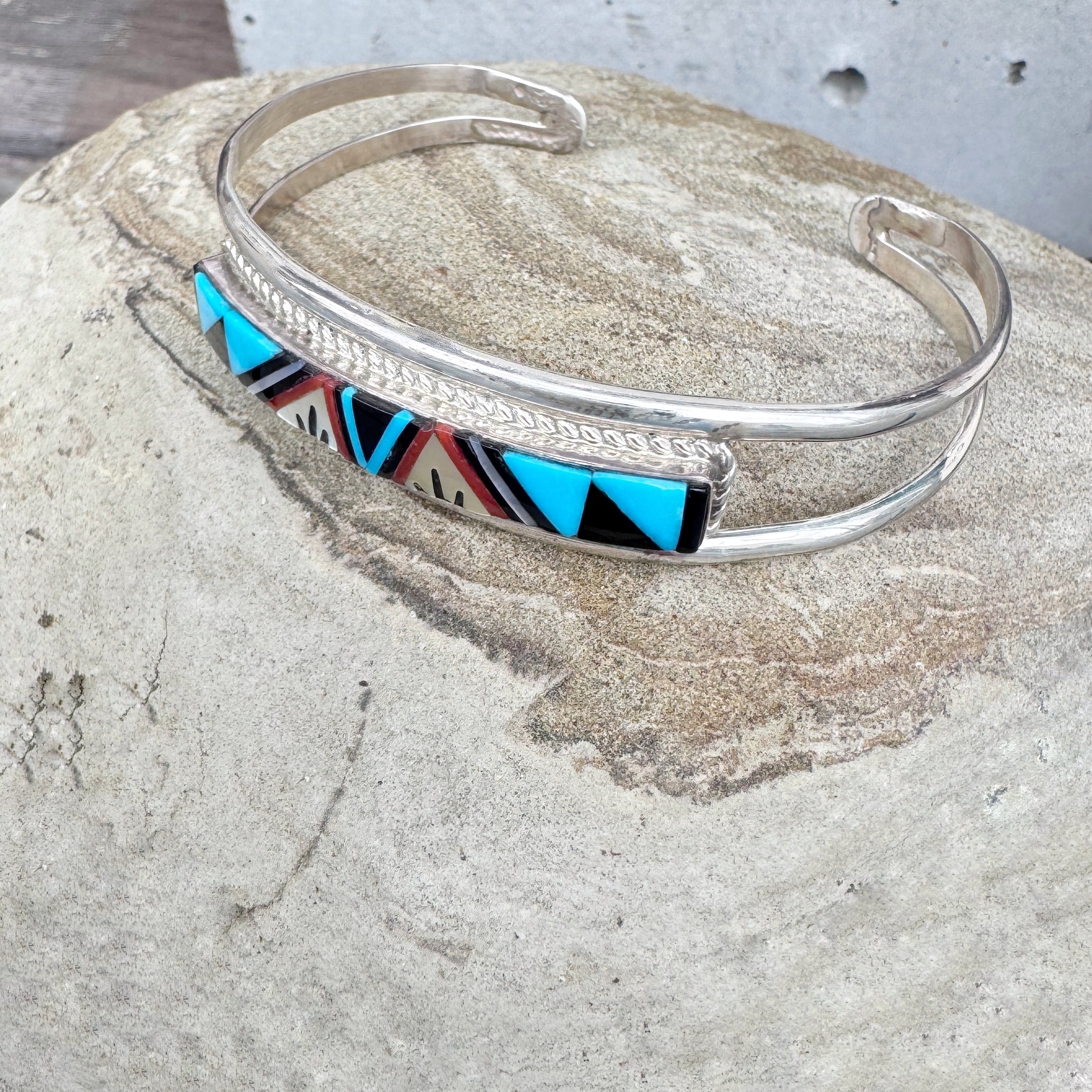 Indian Jewelry 》 ズニ族 インレイ バングル | 【公式通販】鎌倉の