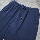 POLO RALPH LAUREN 2XB wide sweat pants navy