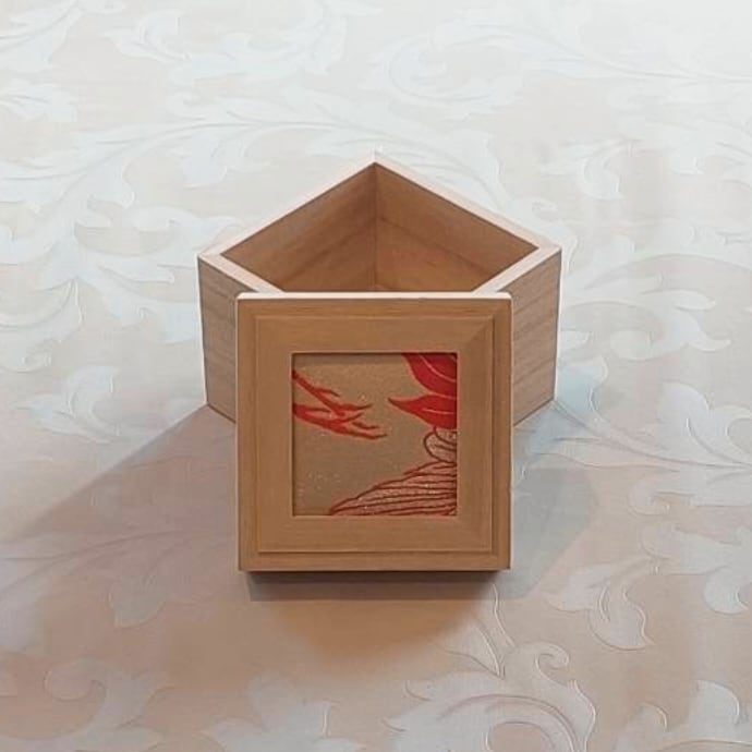 白木CUBE・着物リメイクコースター8枚セット(和柄A) | 工房たけ徳島