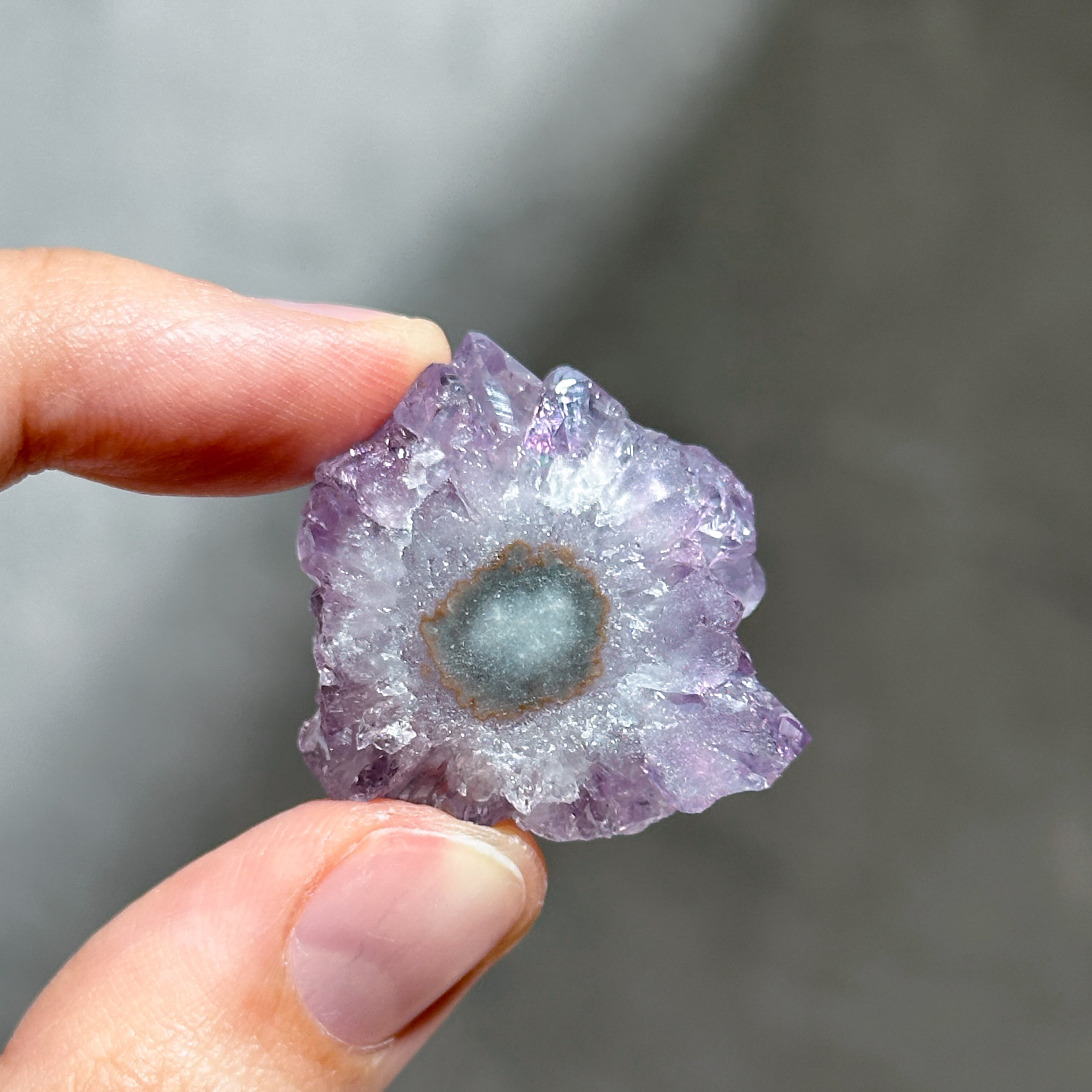 ウルグアイ産フラワーアメジスト 原石43◇ Flower Amethyst ◇天然石