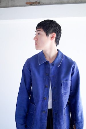 【1930-40s】"Le Mont Cindre" French Work Moleskin JKT / 5-305