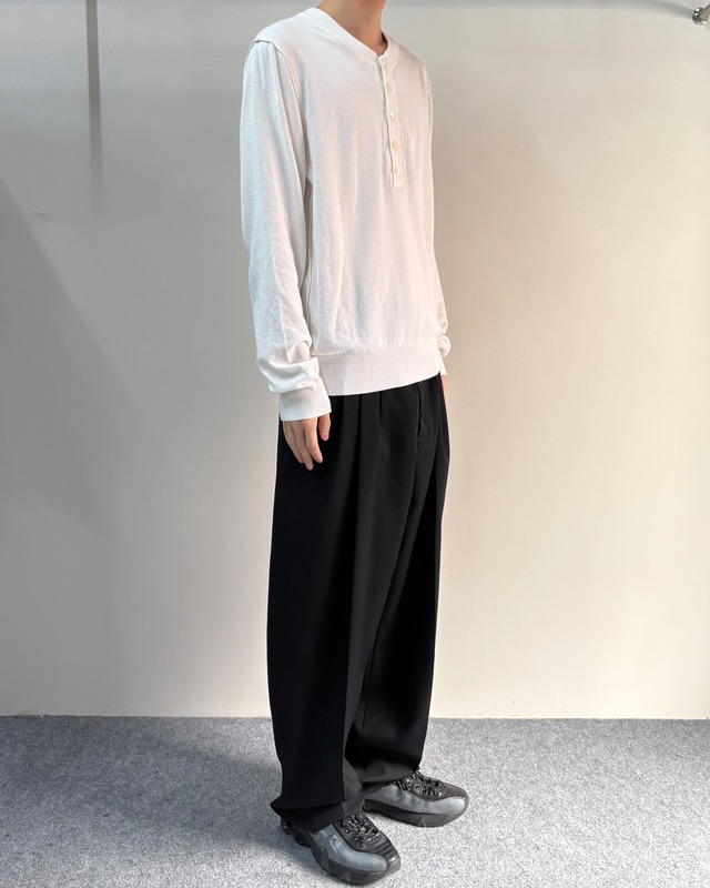 【DOLCE&GABBANA】henry-neck top