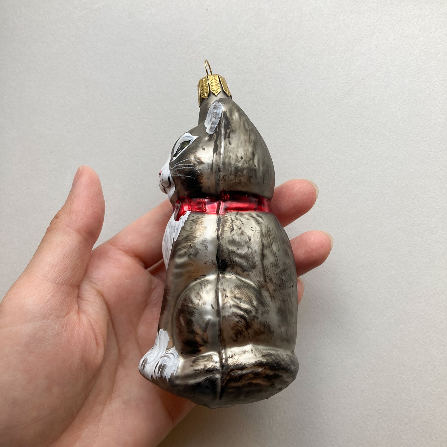 再入荷〉猫のドイツ製ガラスオーナメント | Dua-アクセサリーパーツ
